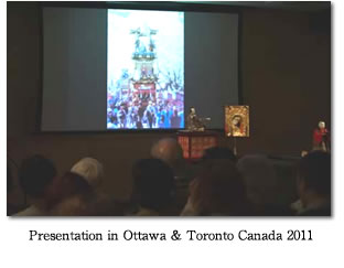 Presentation in Ottawa & Toronto Canada 2011